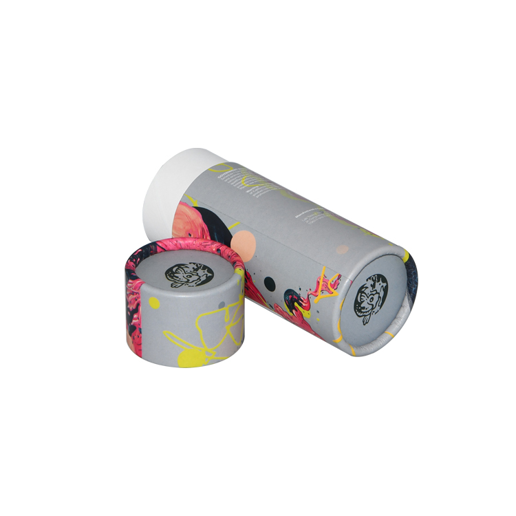 Tubo de cartón de caja de embalaje de tubo de papel de cilindro personalizado ecológico para aceite exótico  