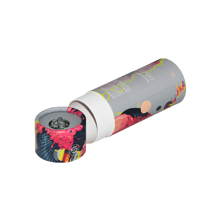 Tubo de cartón de caja de embalaje de tubo de papel de cilindro personalizado ecológico para aceite exótico  