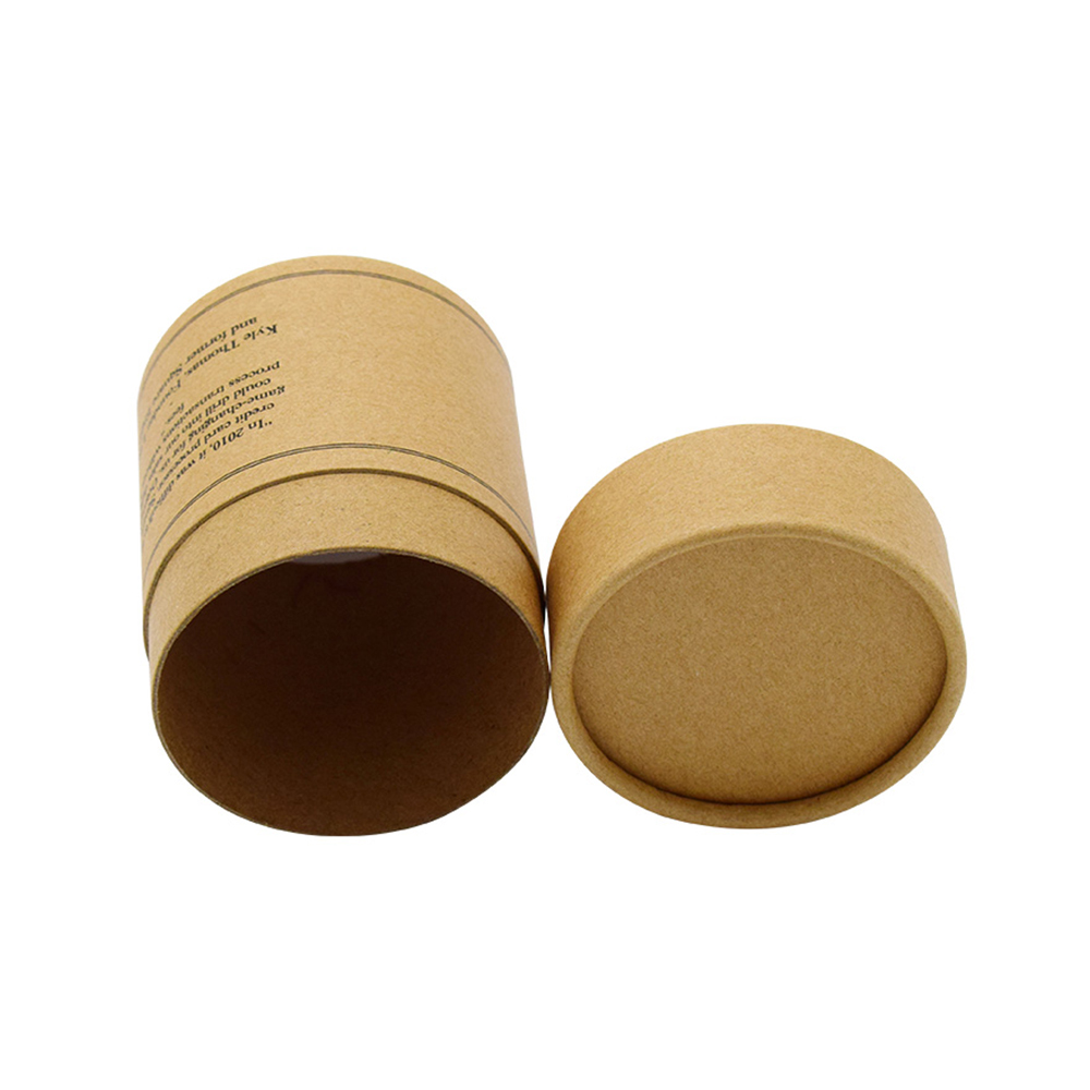  Cajas cilíndricas de lujo de la vela, empaquetado de los tubos del papel de los tubos de la vela del papel de Kraft  