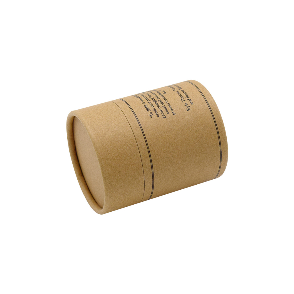  Cajas cilíndricas de lujo de la vela, empaquetado de los tubos del papel de los tubos de la vela del papel de Kraft  