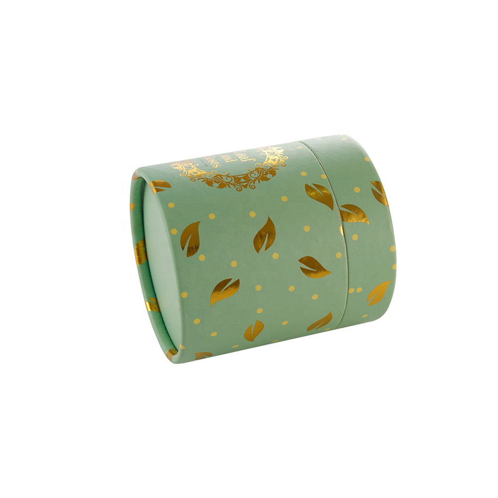 Free Sample Tea Cylinder Paper Box, Airtight Food Grade Packaging Tube Can, Paper Tea Canister  