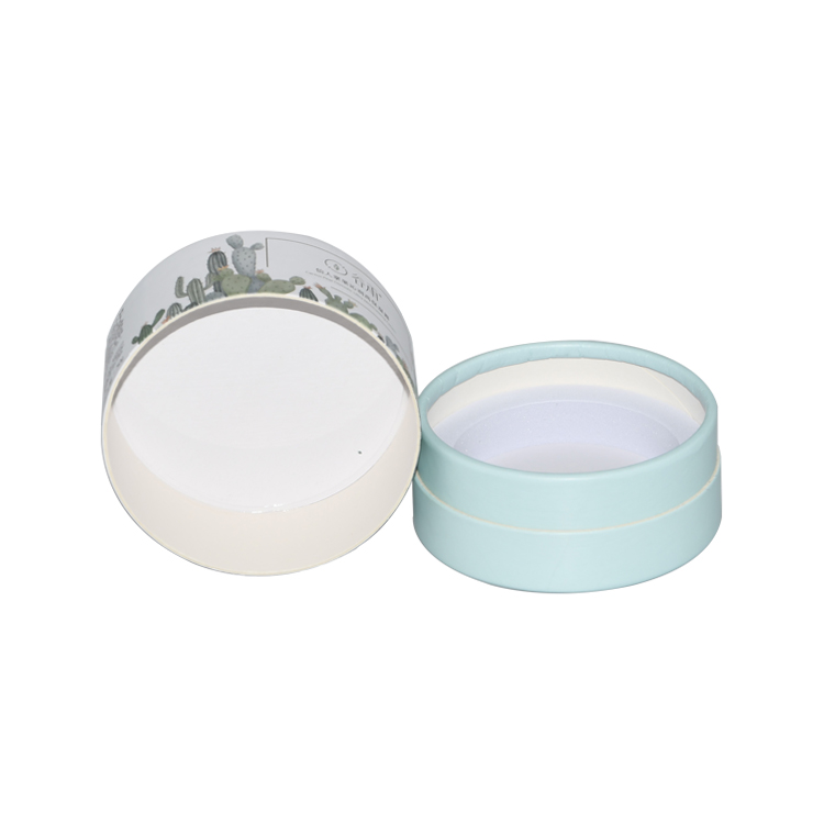  Embalagem de caixa de papelão de cilindro personalizado para cosméticos. Embalagem de tubo de papelão redondo de papelão  