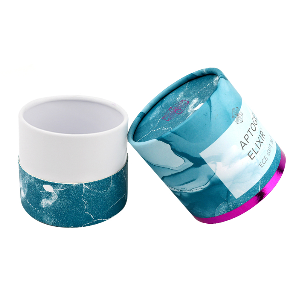 Tubo di cartone personalizzato per imballaggi cosmetici, cilindri di tubi di cartone per cosmetici  