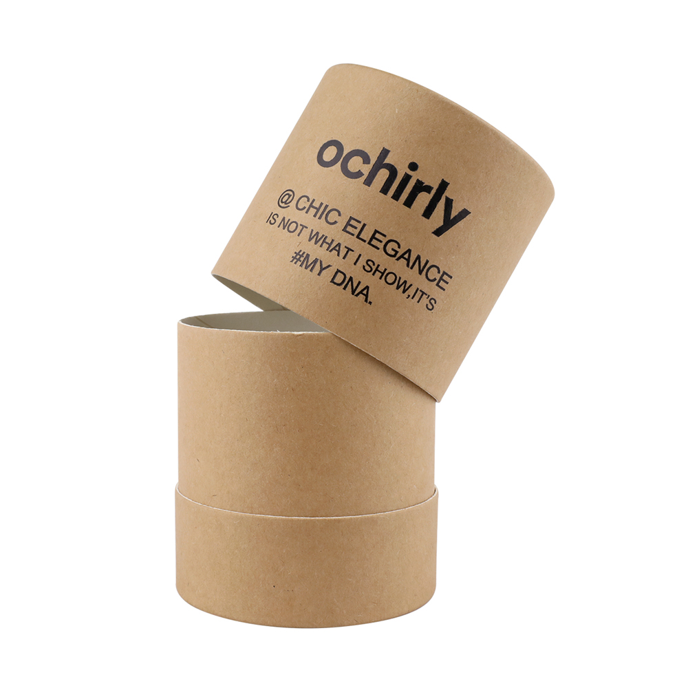 Custom Clothing Packaging Tubes, Innovative Kraft Paper Tube Packaging for T-Shirt Packaging