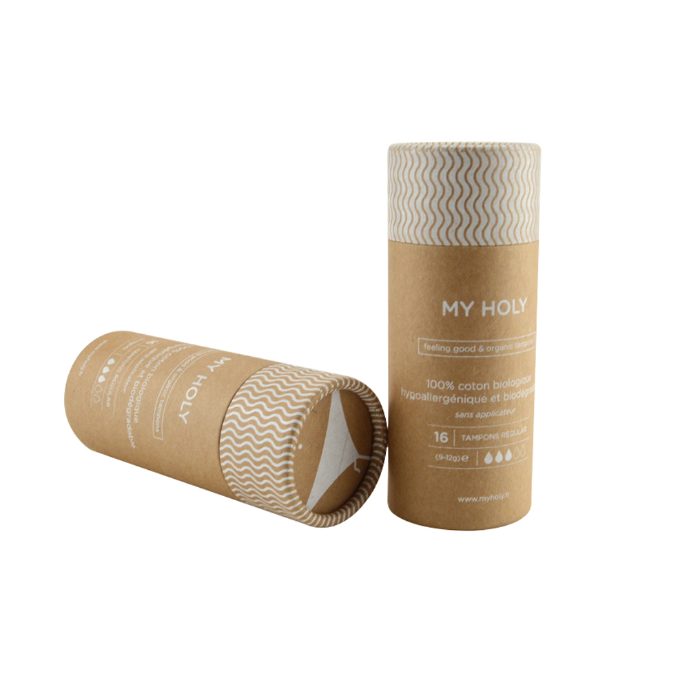  Recycled Kraft Paper Tube Packaging for Lingerie, Craft Cardboard Tubes for Underwear  