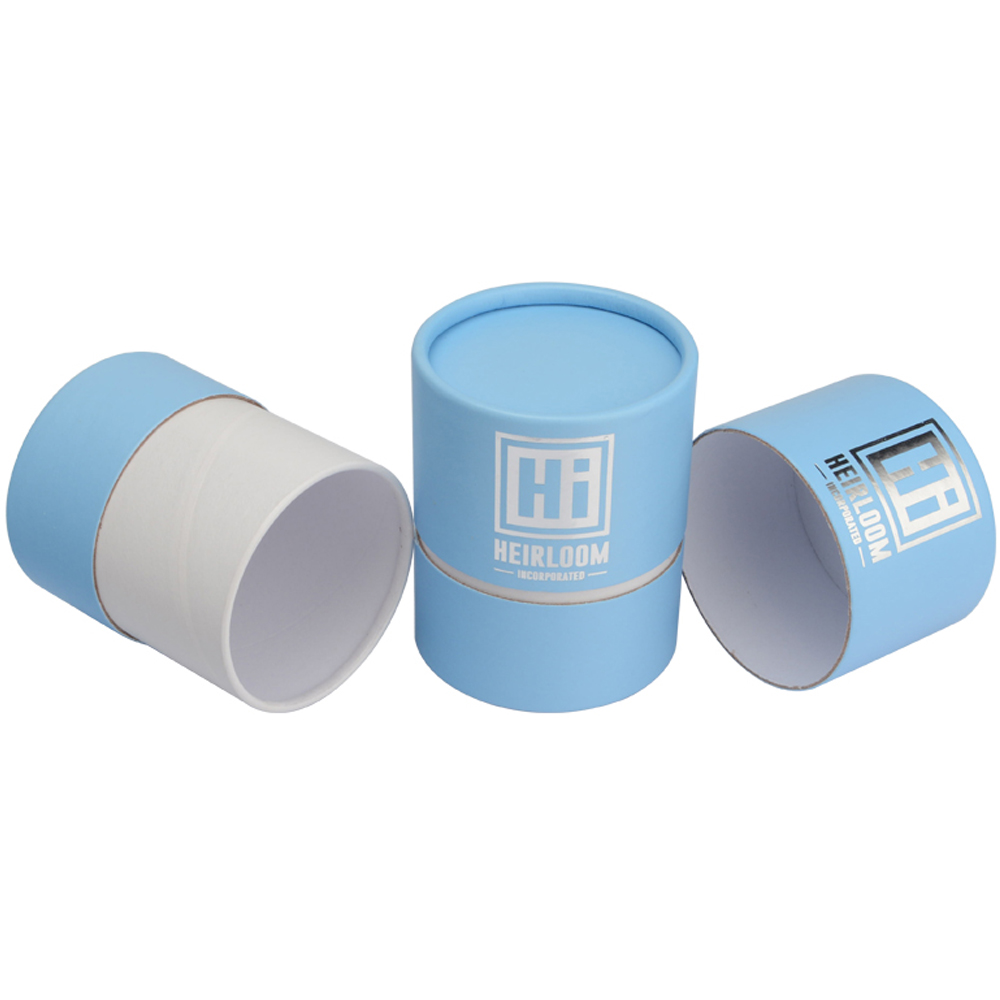 Maßgeschneiderte Design-Schmuck-Papier-Tube-Verpackung, Luxus-Schmuckschatullen aus runder Pappe  