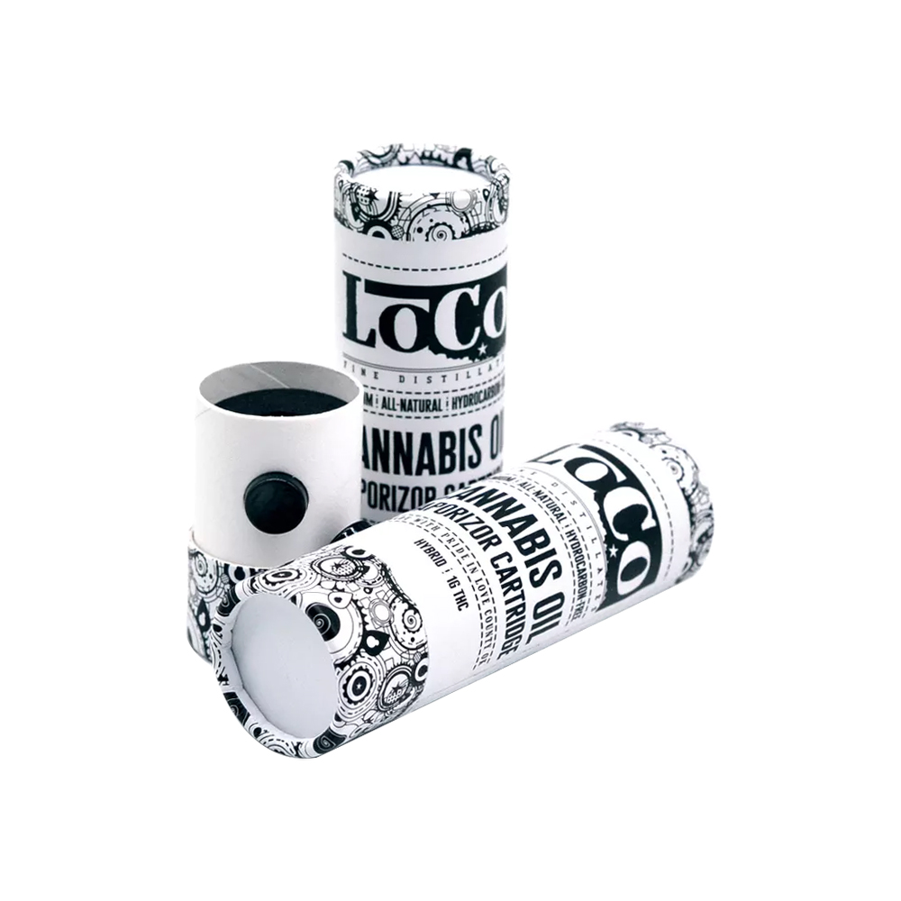  Caixa de tubo de papel de cartucho de vapor resistente a crianças premium Tubos de papelão de cannabis à prova de crianças  