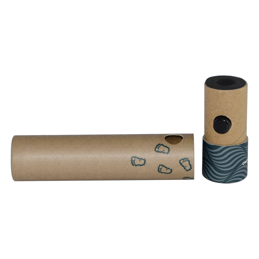 USA Certificated Child Resistant Vape Cartridge Paper Tube Packaging Cardboard Tube Boxes  