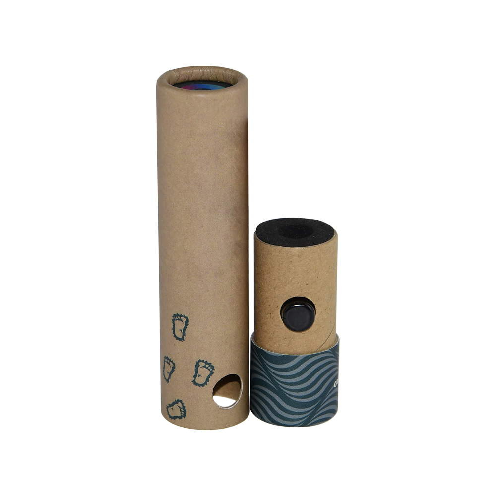USA Certificated Child Resistant Vape Cartridge Paper Tube Packaging Cardboard Tube Boxes