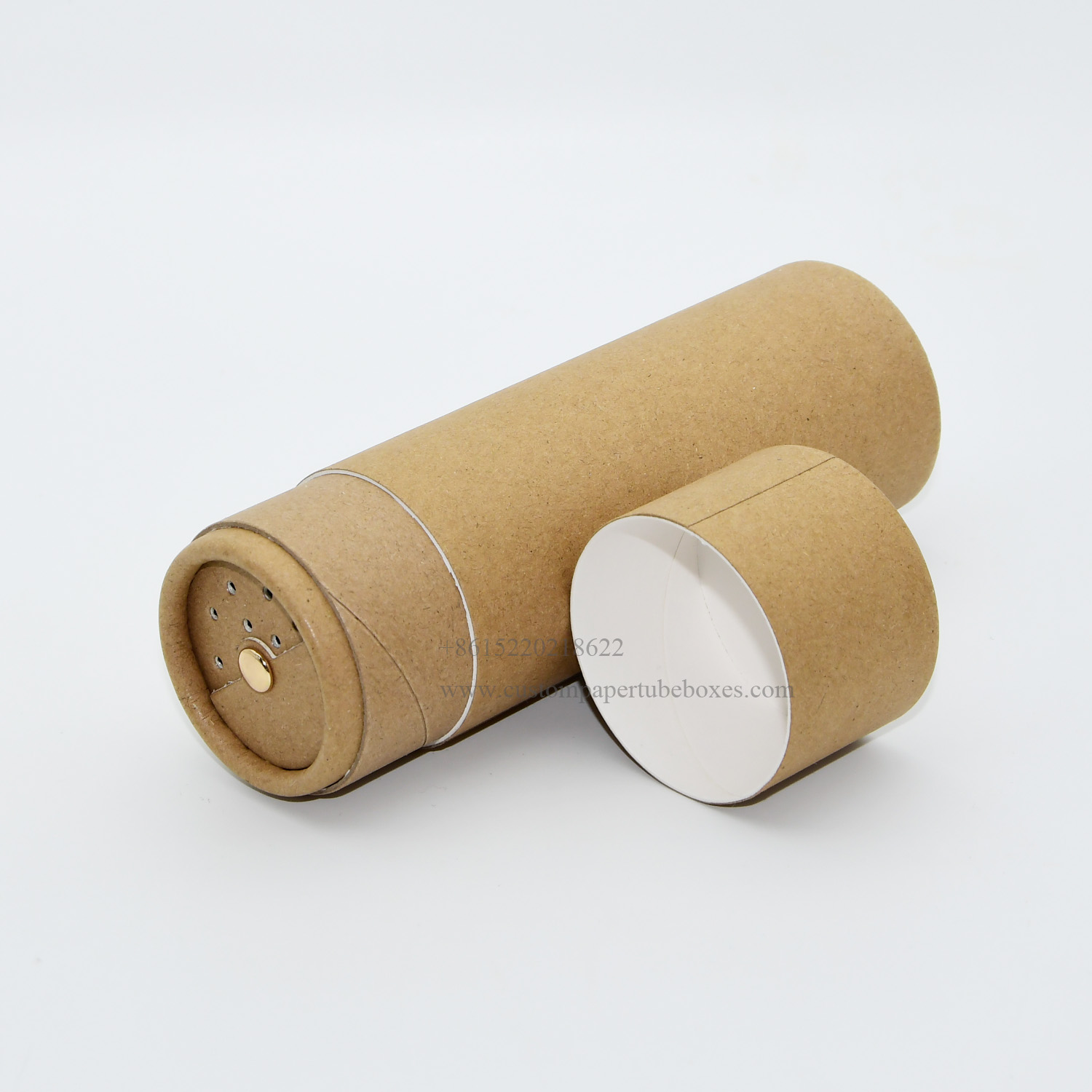 Eco Friendly Spice Paper Tube Food Grade Wholesale Powder Food Packaging Paper Tube  