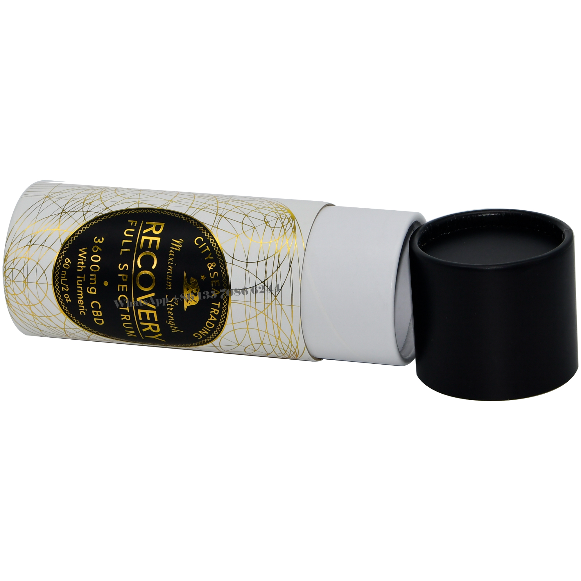  Earth-Friendly Organic CBD Oil Paper Tube Packaging Boxes  