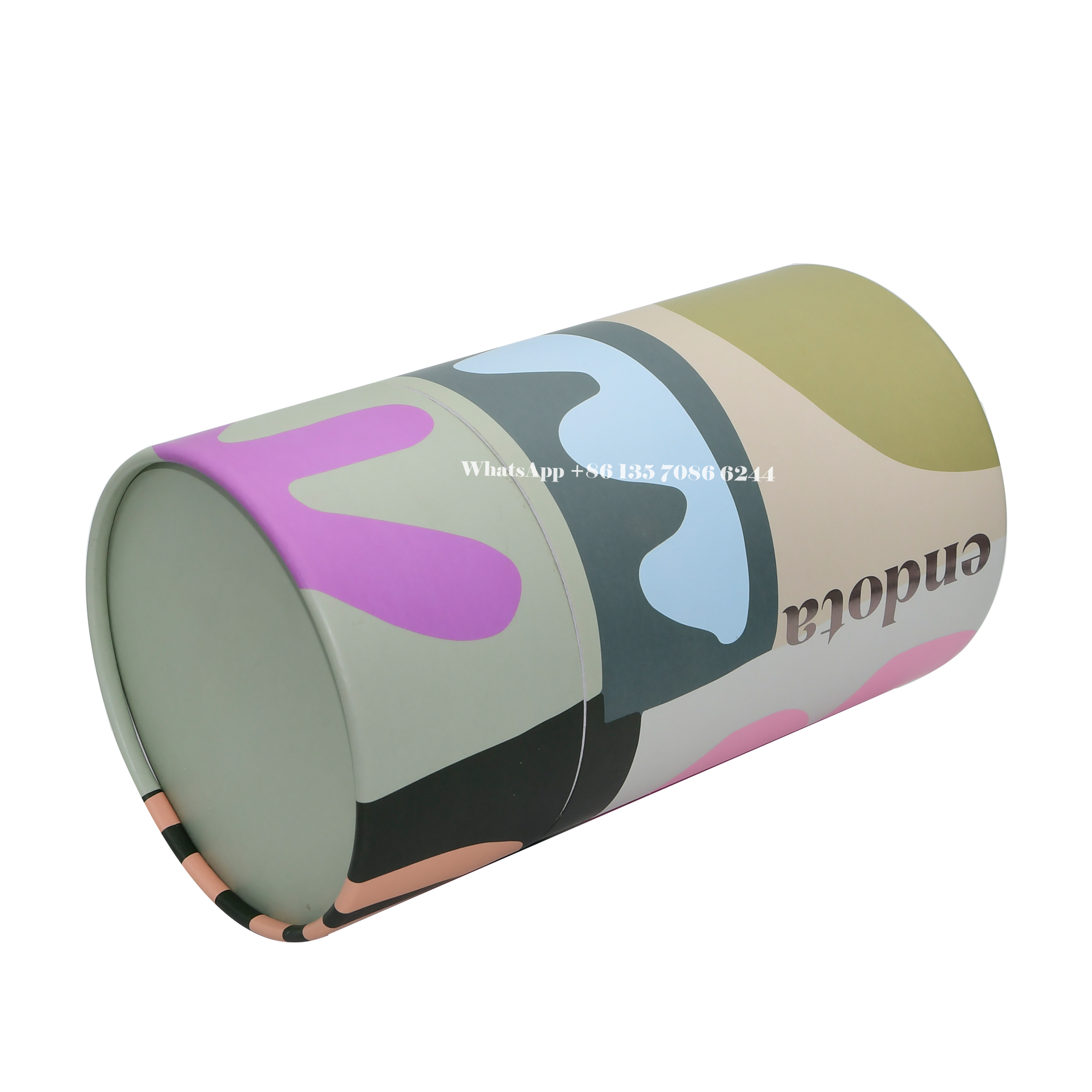 Boîtes cylindriques en papier protecteur pour emballage Skin Saver  