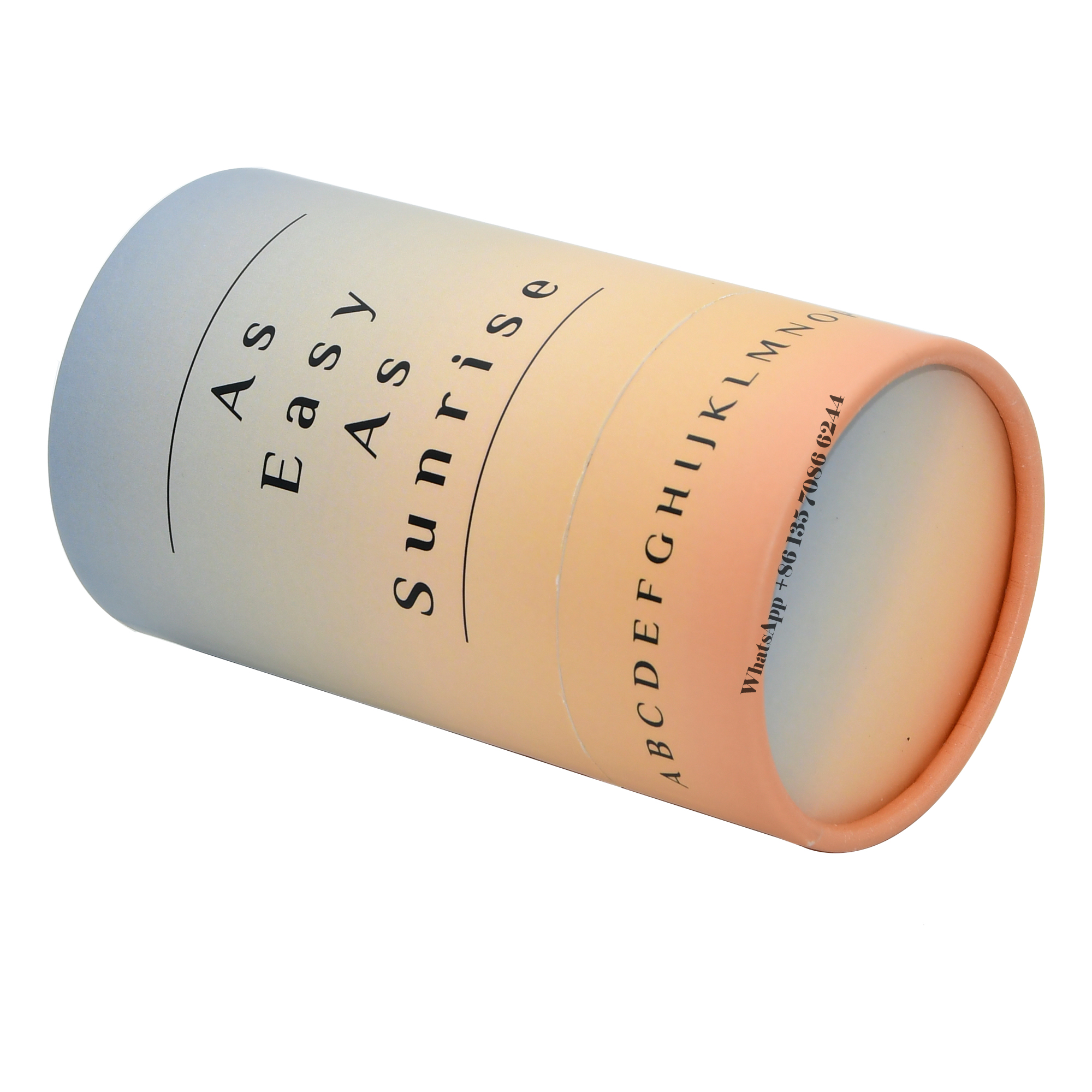 Embalagem de caixa de tubo de papelão para perfume luxuosa e personalizada com fragrância  