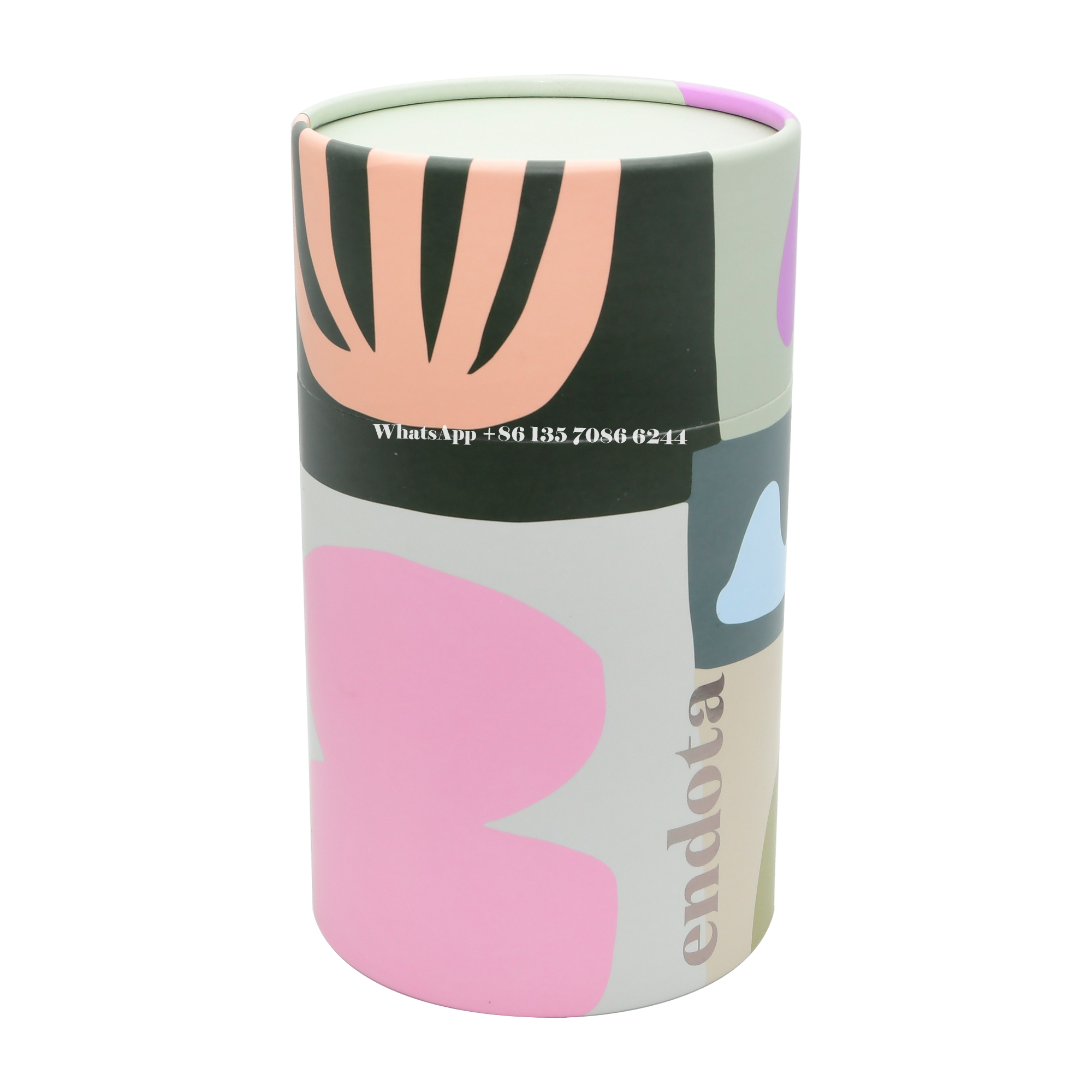  Protective Paper Cylinder Boxes for Skin Saver Kit Packaging  