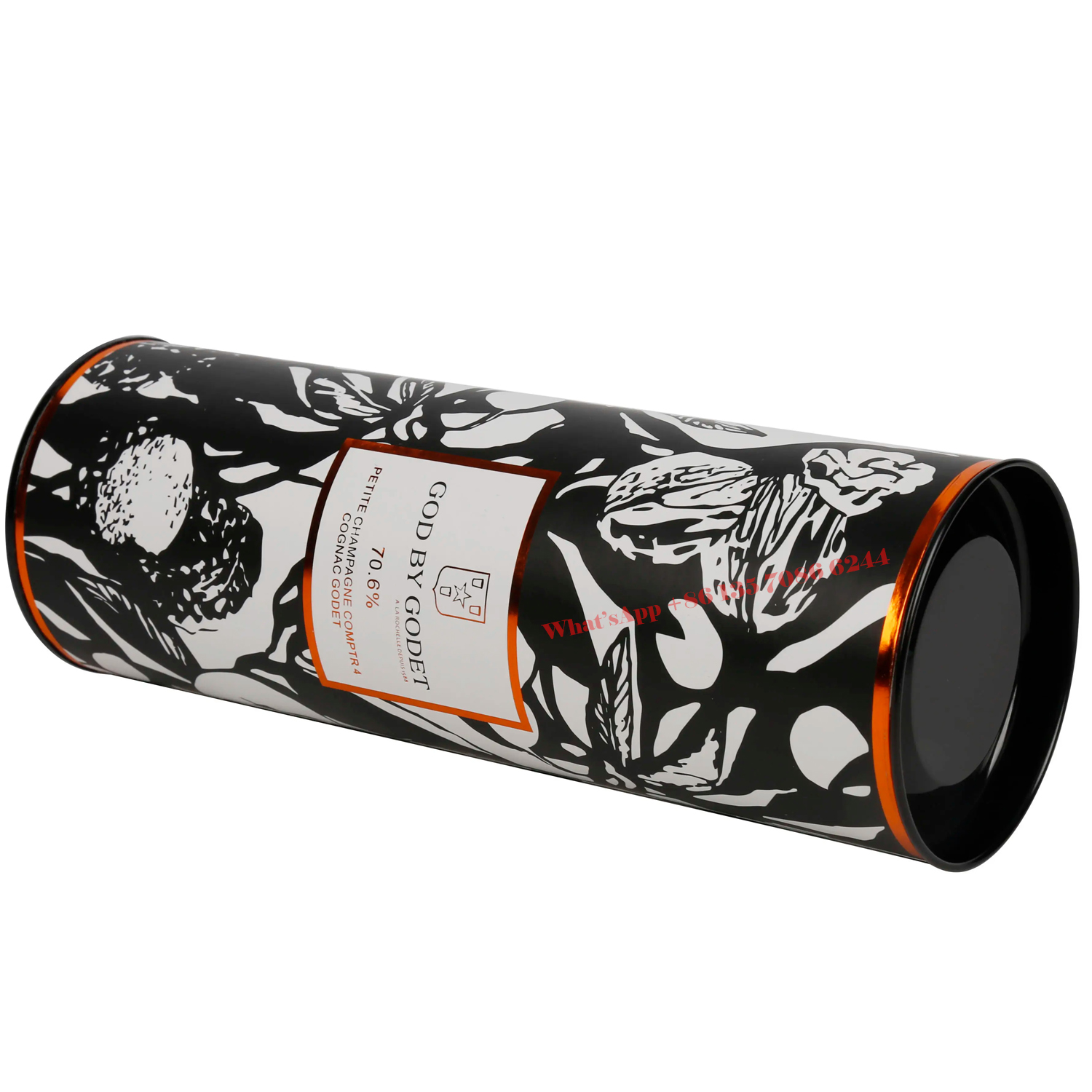  Paper Champagne Presentation Tubes Alcohol Tube Packaging  
