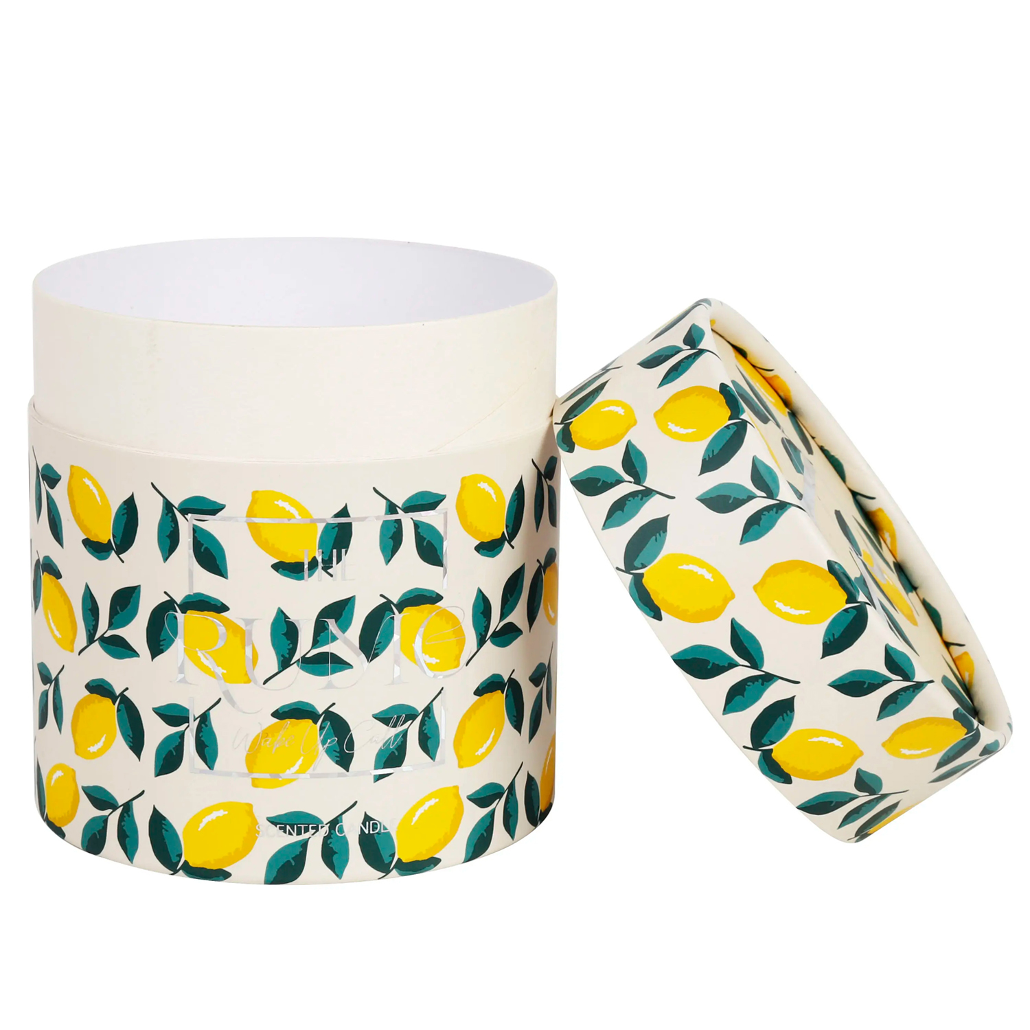 Caixas de embalagem de vela redonda de papel de luxo personalizadas