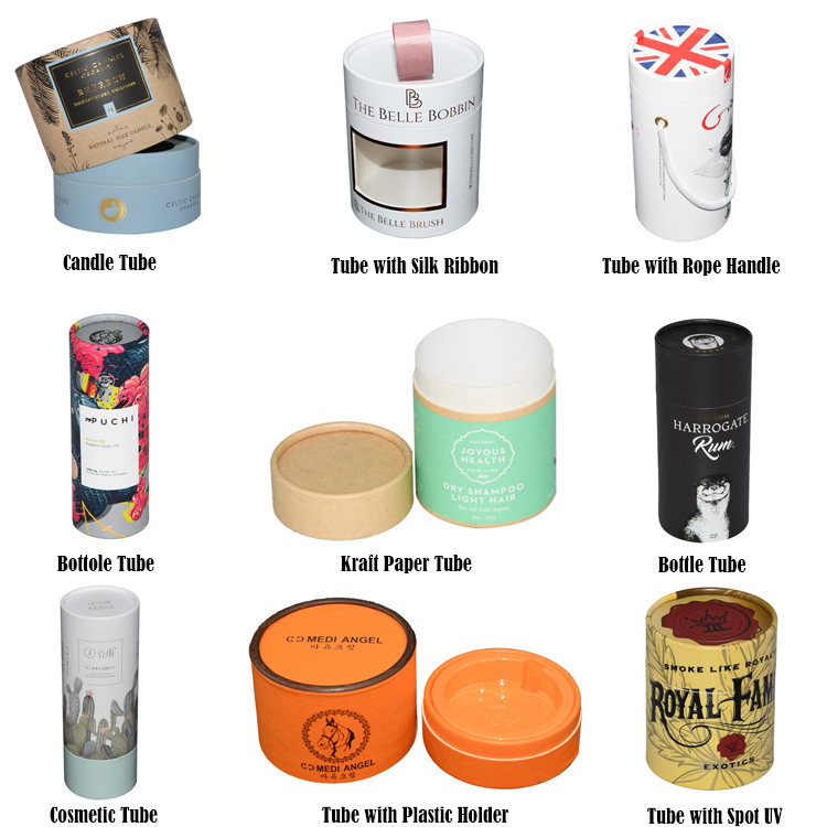 Achetez des emballages de tubes en carton personnalisés pour bouteilles d'huiles  essentielles