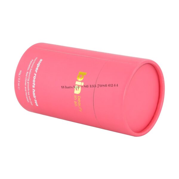 Airtight Tinplate Lid Hair Tea Paper Tube Box Packaging