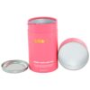 Airtight Tinplate Lid Hair Tea Paper Tube Box Packaging