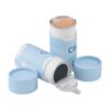 Aluminum Foil Easy Peel Off Lid CBD Paper Tube Packaging Paper Cans Paper Canister