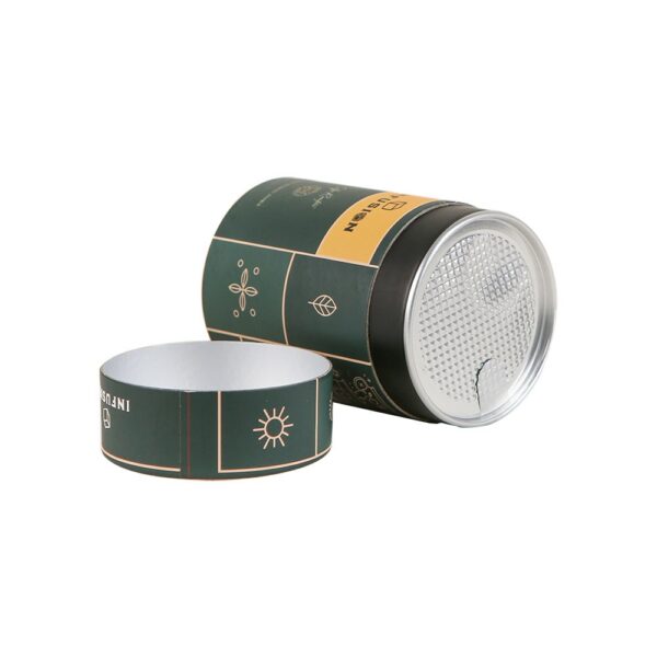 Papel de aluminio de fácil apertura Tapa de calidad alimentaria Té Café Limón Rodaja de papel Envase de lata