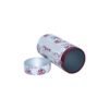Aluminum Foil Food Grade Tea Paper Packaging Cylinder Boxes, Tea Paper Cans Packaging
