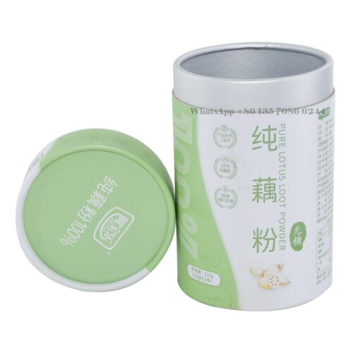Aluminum Foil Lining Lotus Root Powder Paper Tube Packaging Aluminum Foil Lining Lotus Root Powder Paper Tube Packaging