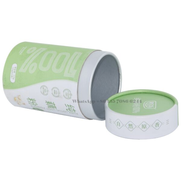 Aluminum Foil Lining Lotus Root Powder Paper Tube Packaging