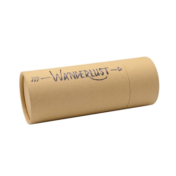 Bio-degradable Kraft Paper Tube Box for Supplements, Food Kraft Cardboard Tube Boxes