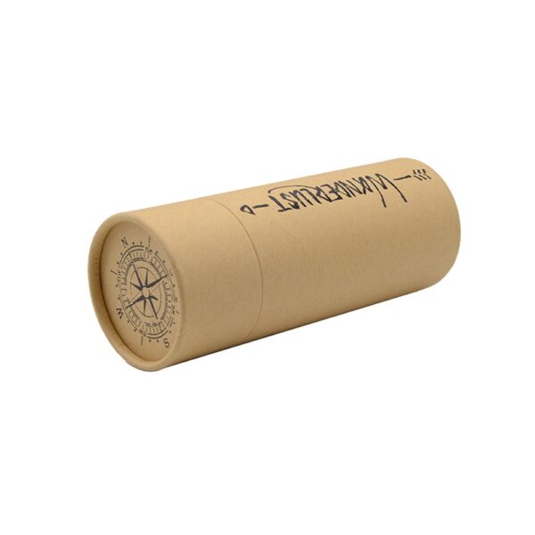 Bio-degradable Kraft Paper Tube Box for Supplements, Food Kraft Cardboard Tube Boxes