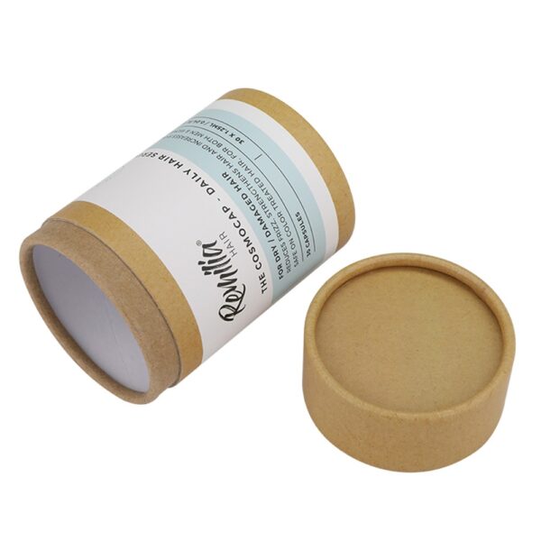 Biodegradable Customized Serum Bottle Powder Packaging Round Kraft Paper Tubes Biodegradable Customized Serum Bottle Powder Packaging Round Kraft Paper Tubes