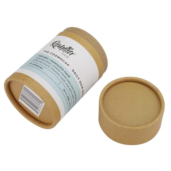 Biodegradable Customized Serum Bottle Powder Packaging Round Kraft Paper Tubes Biodegradable Customized Serum Bottle Powder Packaging Round Kraft Paper Tubes