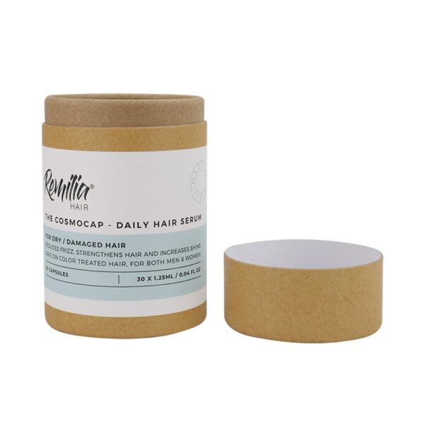 Biodegradable Customized Serum Bottle Powder Packaging Round Kraft Paper Tubes Biodegradable Customized Serum Bottle Powder Packaging Round Kraft Paper Tubes