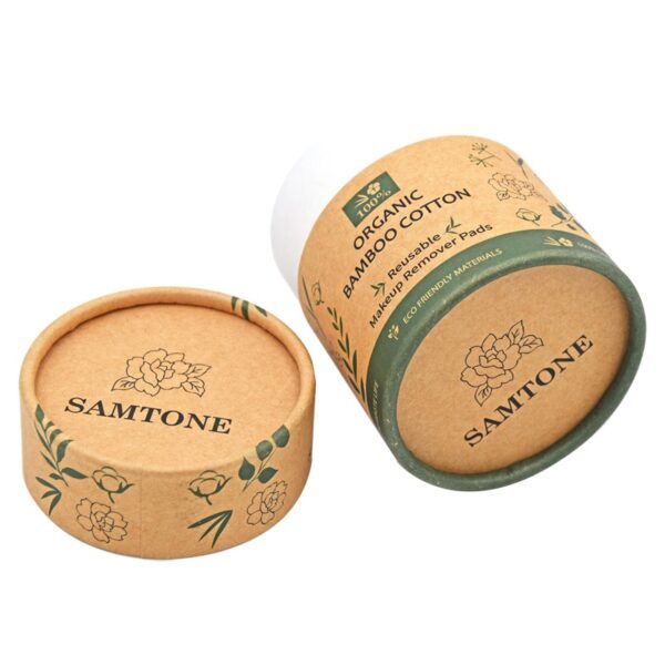 생분해성 크래프트 튜브 상자 재활용 골판지 종이 튜브 원형 화장품 포장재