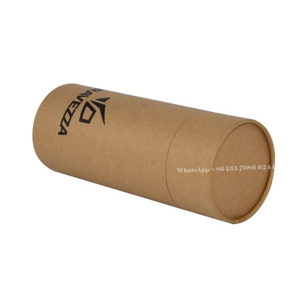 Biodegradable Natural Brown Kraft Paper Tube Box Packaging