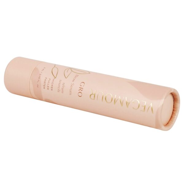 Blush Color Slim Long Eyebrow Serum Paper Tube Packaging Box