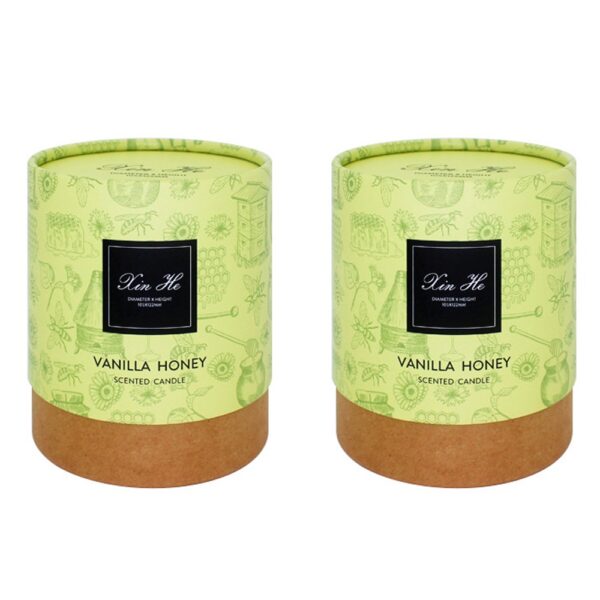 Buy Best Custom Cardboard Tube Candles Packaging Boxes with Candle Jars Holder