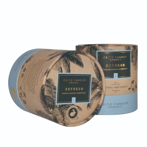 Candle Paper Tube Packaging, Candle Cardboard Tube Packaging Boxes with EVA Holder