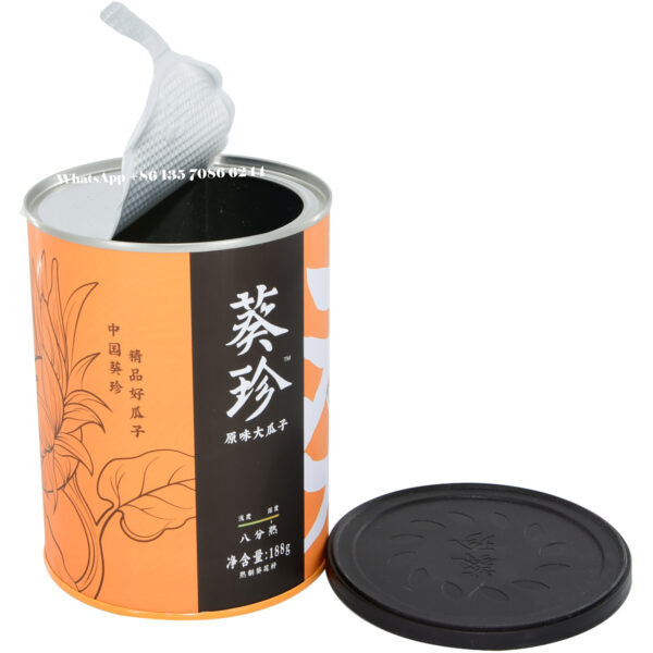 Composite Peelable Lid Nuts Paper Cans Seeds Paper Canisters