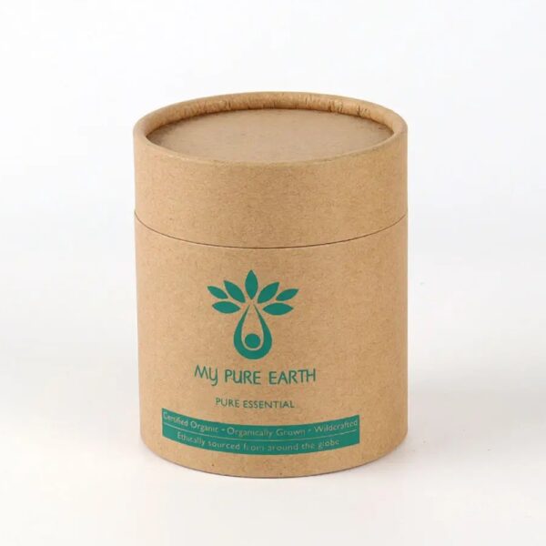 Frasco de óleo essencial artesanal Recipientes de caixa de tubo de papel kraft