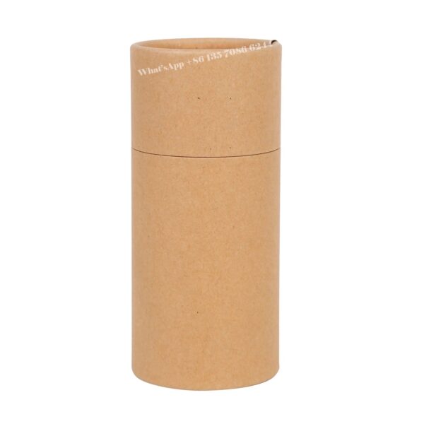 Crafted Kraft Paper Tube Box Packaging with Clear Window Crafted Kraft Paper Tube Box Packaging with Clear Window