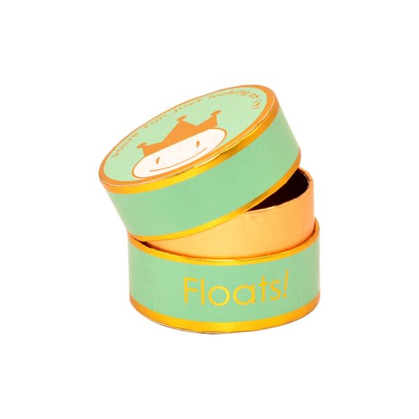 Creative Gold Cardboard Tube Box for Bikini Packaging, Luxury Swimwear Paper Tube Packaging