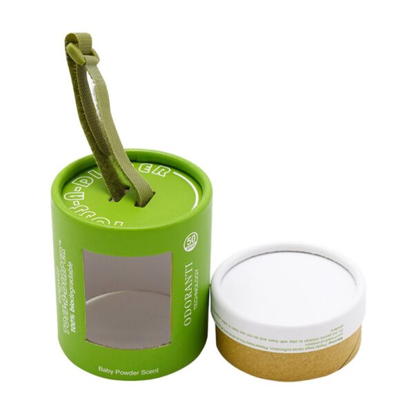 Custom Baby Powder Paper Tube Packaging Round Cardboard Powder Tube Boxes