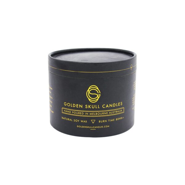 Custom Black Cardboard Tube Box for Candle Packaging, Candle Paper Tube Packaging