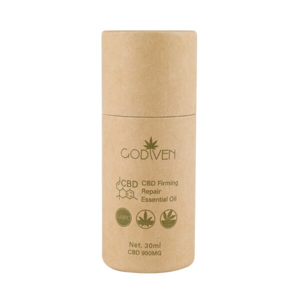 Custom CBD Essential Oil Kraft Paper Tube, Craft Cardboard Tube for Essential Oil Bottle