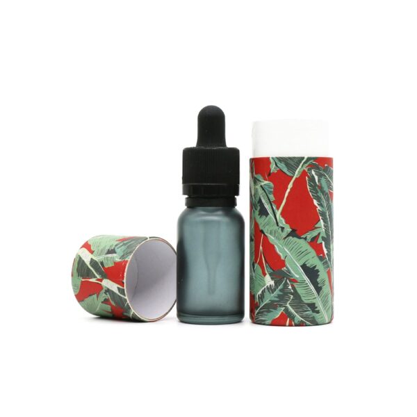 Custom CBD Oil Dropper Bottles Paper Tubes Packaging, Essential Oil Bottle Packaging Tubes