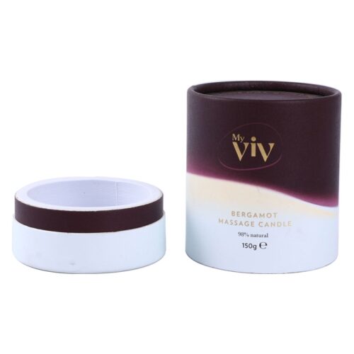 Custom Candles Cardboard Tube Packaging Boxes Wholesale