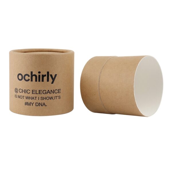 맞춤형 의류 포장 튜브, 티셔츠 포장을 위한 혁신적인 크래프트 종이 튜브 포장