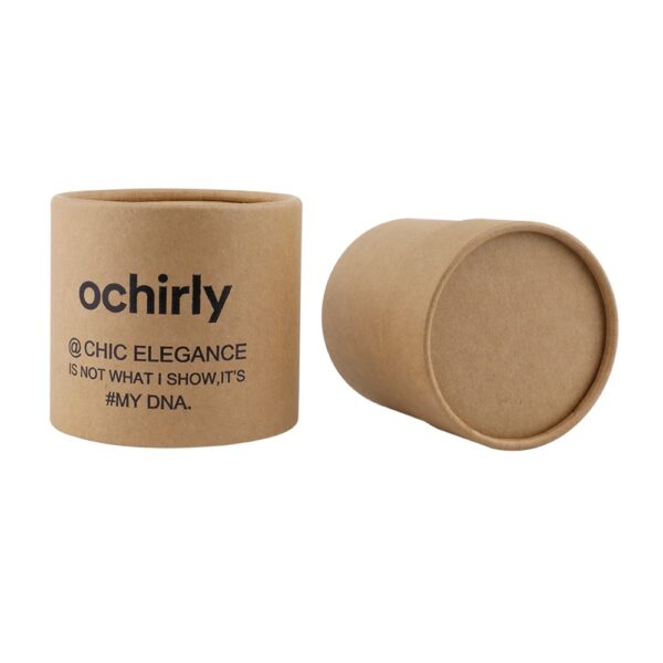 맞춤형 의류 포장 튜브, 티셔츠 포장을 위한 혁신적인 크래프트 종이 튜브 포장