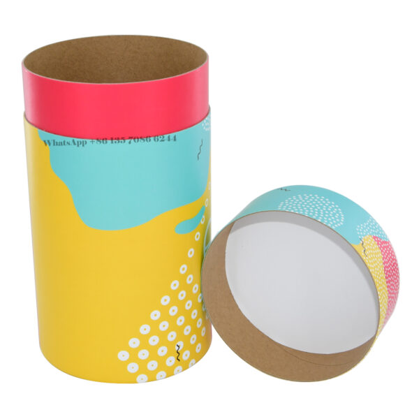 Custom Clothing Shirt Apparel Paper Tube Packaging Boxes